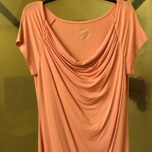 INC cowl neckline blouse